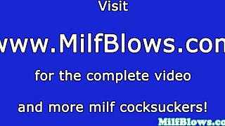 Busty redhead milf cock sucking करती है messy facial cumshot से पहले