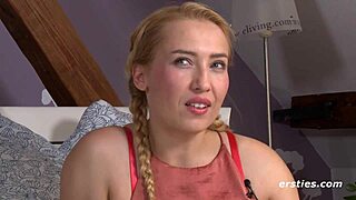 거울 앞에서 자위하는 에르스티스의 이사벨라를 멈출 수 없어