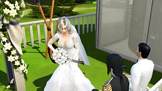 Эй, глянь на эту хентай пародию на свадьбу супермэна и супергерл