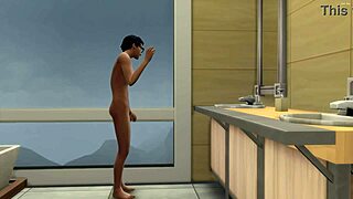 Horúca blond nevlastná mama berie panenskosť nerdovskému nevlastnému synovi na divokej jazde