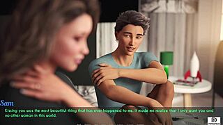 Жена и мачеха трахаются на стороне в 3D хентай анимации порно игры