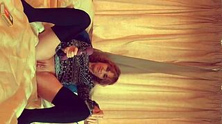 Sexy British Milf's Smoking Fail Turns Hilarious at Home