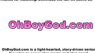 Anak tiri Oliver Davis, tusuk kontol kerasmu ke memek basah Sophia West! Dia mengerang keras.