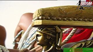ドイツの献身的な奴隷がBDSMセッションでボンデージを試す 😈