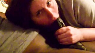 Thick White Girl Manhandled by Massive Black Cock