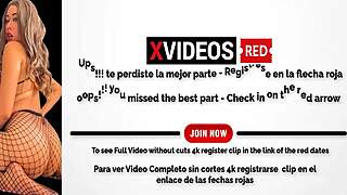 ¡Milf latina pillada masturbándose en baño por hijastro!