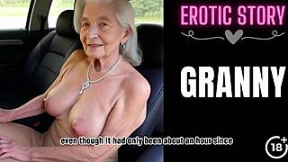 Non ci credo, un autostoppista riceve un pompino da una vecchia nonna in questa storia selvaggia parte 1!