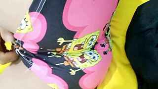 real homemade video of curvy stepsister showing off tight body and hot curves