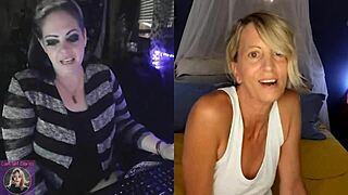 Comment une blonde GILF maîtrise le webcam full-time