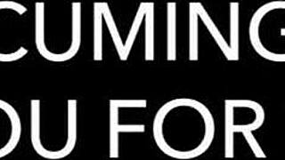 Aku pakai celana dalam hitam merah crotchless untuk take two