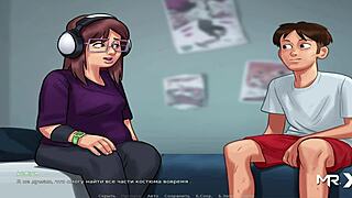 SummertimeSaga - كوسبلاي أورك مع كس أخضر في نيك وحشي أنمي E4 92. غوص في هذا العمل الكوستيوم للعبة هينتاي