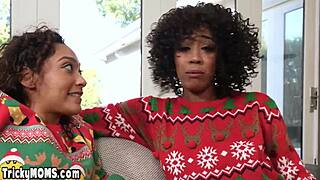 מילף אבוני וטין 18+ מזדיינים עם זין לבן ענק