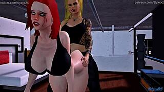 Милф жестко долбят в интенсивной анальной сессии с футанари