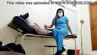 viral doctor interviews patient then offers homemade video in hospital office