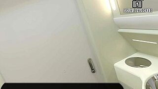 В доме на полпути разворачивается грубый анал в туалете