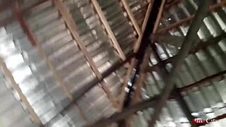 เมียผิวสีถูกเย็ดแรงที่อู่ซ่อม