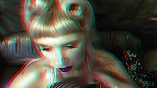 Wow, 3D Bettie Hayward vintage striptease! 😍