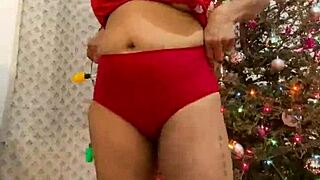 Anna Maria, mature Latina, gets flirty behind the scenes