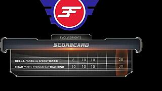 Bella Rossi Dominasi Chad Diamond dalam Gulat Telanjang dengan Aksi Kontol Keras