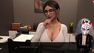 Obří prsa poskakují v kancelářském autobusu