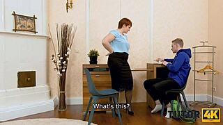 Секс са гадном руском учитељицом математике чини непрстојан час незаборавним за перверзног ученика