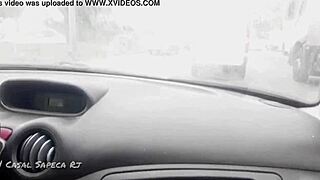 I felt so humiliated watching my wife fingered by the driver!