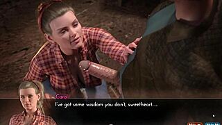 ג'נזיס אורדר: בחורה חווה הינטאי מילף מלקקת כדורים ברפת!