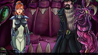 Slutcraft Bagian 6: Pelacur Rambut Merah Ditampar dan Ditiup dengan Tete Alami Besar Cumshot