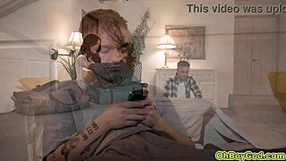 Joshua Lewis чука мащехата Linzee Ryder интензивно