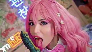 Bunny Momo Belia โดนสอดนิ้วสุดแรงก้นด้วยควยใหญ่ ร่างน้อยรักควยยักษ์