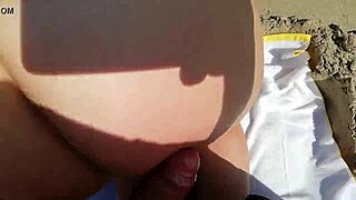 Plajda Halk Ortasında Kuzenimin Büyük Külünü Siktim