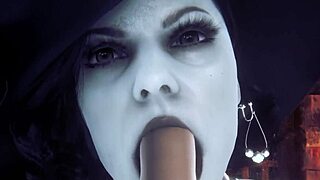 Alcina Dimitrescu 在狂野生化危机村庄 hentai 合集中强势支配