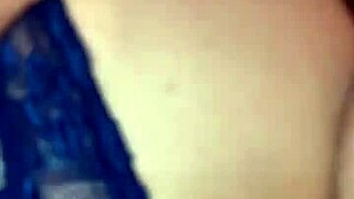 Mature woman enjoys anal in lingerie