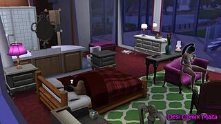 Horny Milf Santu Aunty Fucked Hard by Her In-Law Multiple Times!