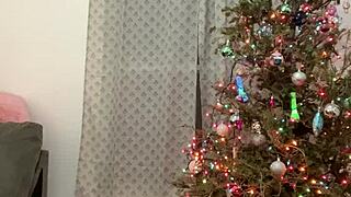 Anna maria dominican milf in lingerie flaunting big tits and ass for holiday sexiness