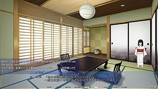 Iroha's walk of shame after bondage and doggystyle in Akumeru Family.