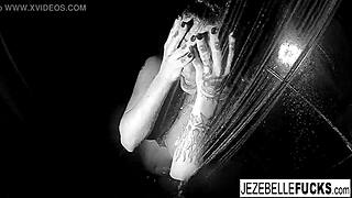 Is Jezebelle's steamy shower solo more tempting than a real encounter?