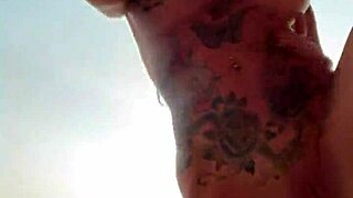 Dancing naked in sauna, milf shows off big tits for amateurs