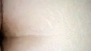 Amateur Wife Participates in Home Activities