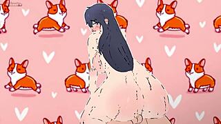 Naked Ender Chan Poses in Hentai