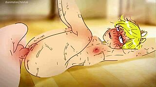 Cartoon porn featuring MILF and mother-in-law in 2D action