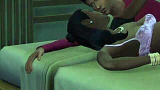 monalisa in pink bra gets seduced into anal and doggystyle with indian aunt