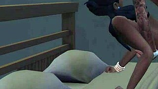 monalisa in pink bra gets seduced into anal and doggystyle with indian aunt