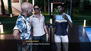 Fashion Business Episode 4 Part 18 shows wild 3D threesome.