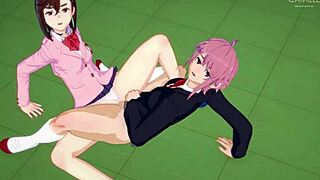 momo and aira explode in a wild sexual encounter from another world!