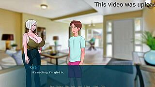 Blonde Milf Sucks and Rides Monster Cock in 3D Hentai