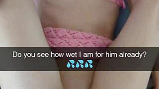 Real cheating girlfriend Richelle Rose turned cumslut on Snapchat!