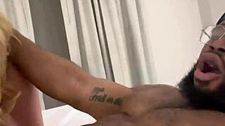 Katrina Thicc Sucks Random Monster Cock in Wild Interracial Scene