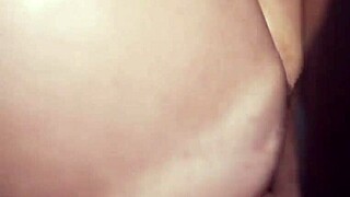 Reese bent over for hard Colombian Latina creampie action