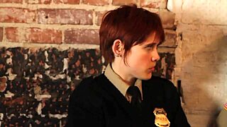 Mature Cougar Seduces Office Lesbian Sluts